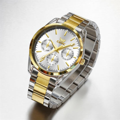 Montre Chronographe Homme – Acier Inoxydable